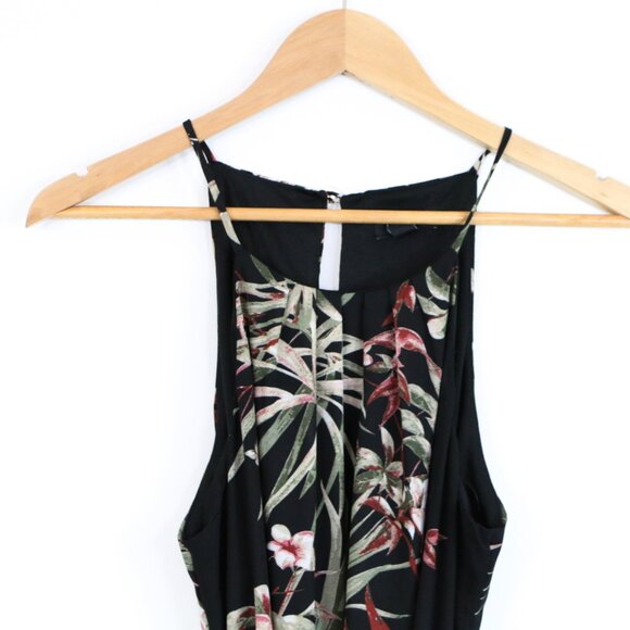 *Le Chateau Black Floral Maxi Dress - Picture 4 of 9